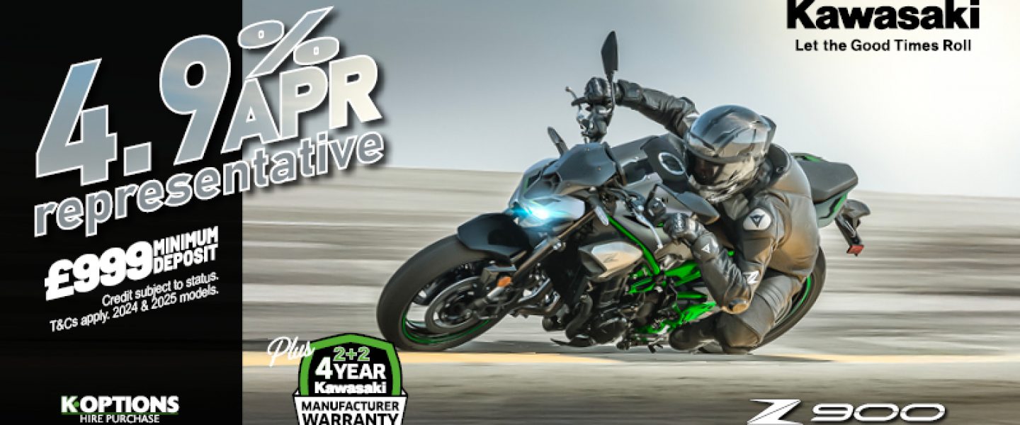 Ride away on your dream Kawasaki this summer